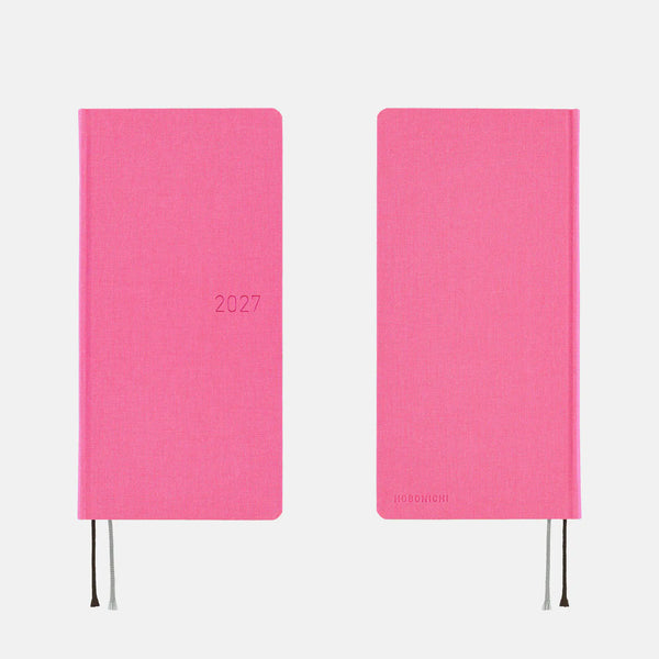 Hobonichi Techo 2027 Weeks MEGA Pink Sapphire Planner