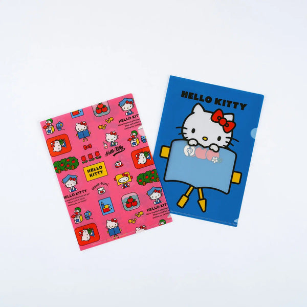 HELLO KITTY Hobonichi Clear File Set – Cousin Size 2-Piece Set