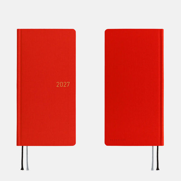 Hobonichi Techo 2027 Weeks Poppy Red Planner