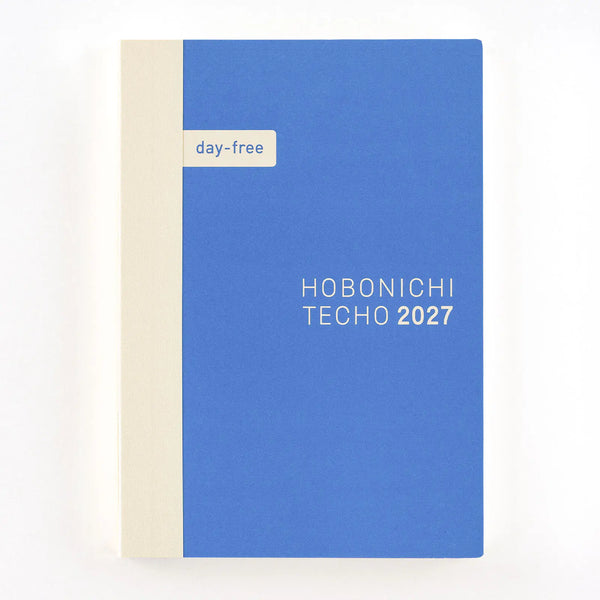 Hobonichi Techo 2027 Day-Free A6 Planner Monthly + Notebook