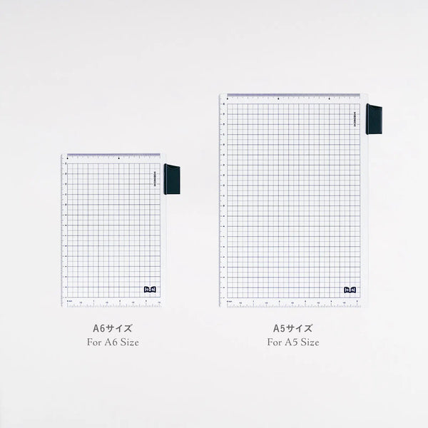 Hobonichi HON Clear Pencil Board with Pen Hook – A6 A5 Size