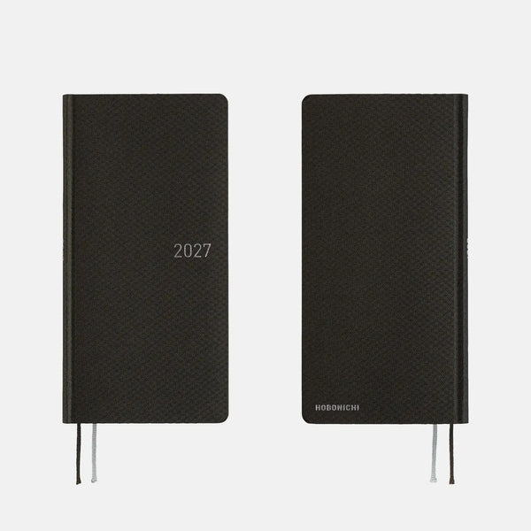 Hobonichi Techo 2027 Weeks Black Argyle Planner