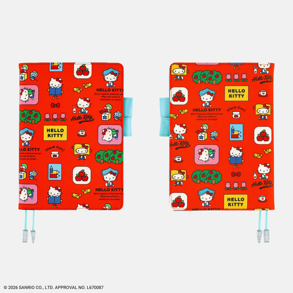 Hobonichi Techo 2027 HELLO KITTY "Techo to Nakayoshi" Planner Cover – A6 Original A5 Cousin Size