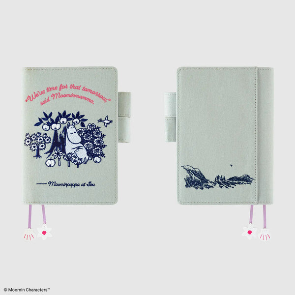 MOOMIN My Garden Embroidered Notebook Cover – Hobonichi Original A6 / Cousin A5