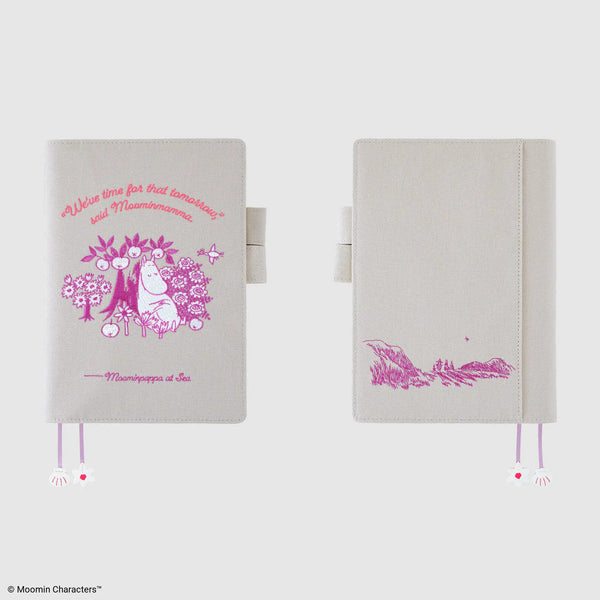 MOOMIN My Garden Embroidered Notebook Cover – Hobonichi Original A6 / Cousin A5