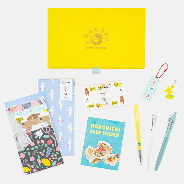 Hobonichi Drawer Stationery Box Set – 10-Piece Set