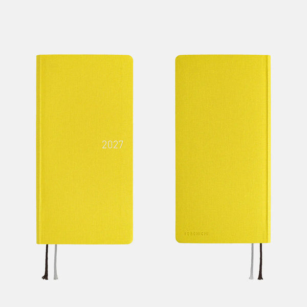 Hobonichi Techo 2027 Weeks MEGA Canary Yellow Planner
