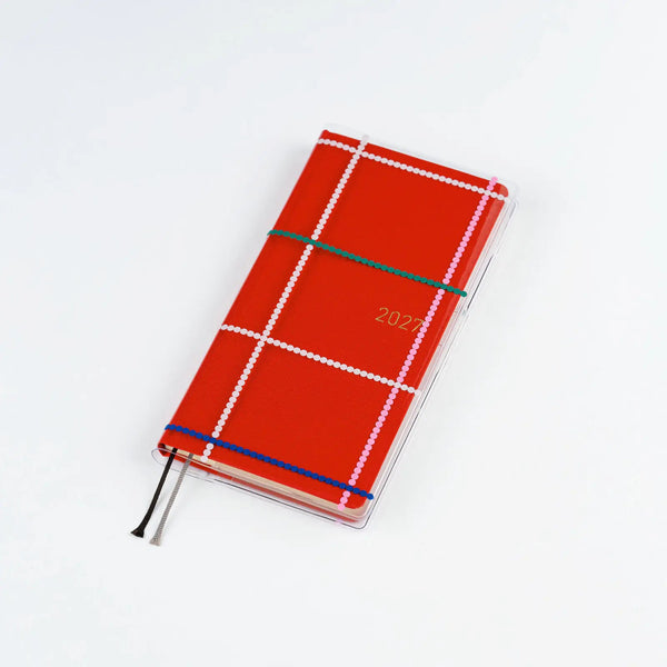 Yoshishige Watanabe Dot Check Clear Cover for Hobonichi Techo