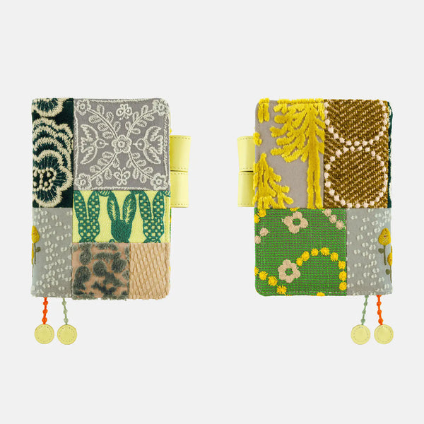 Hobonichi Techo 2027 Minä Perhonen Piece Original Mix A6 Planner Cover, Patchwork