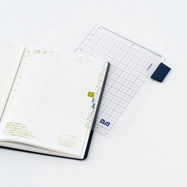 Hobonichi HON Clear Pencil Board with Pen Hook – A6 A5 Size
