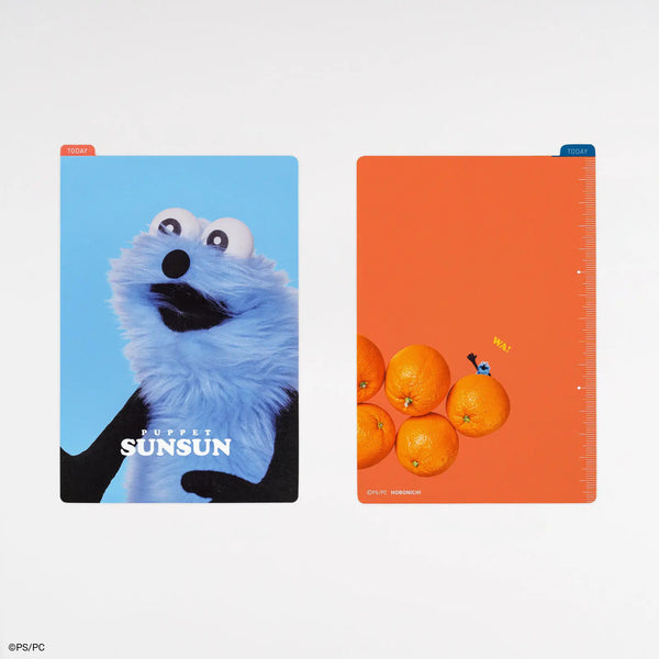 Puppet Sunsun Hobonichi Techo Pencil Board – A6 A5 Weeks Orange Brown Yellow