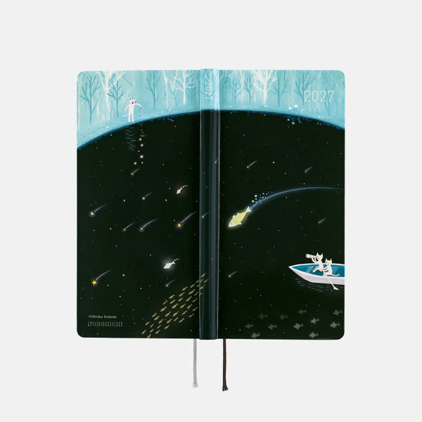 Hobonichi Techo 2027 Weeks Blue Forest Meteor Shower Planner