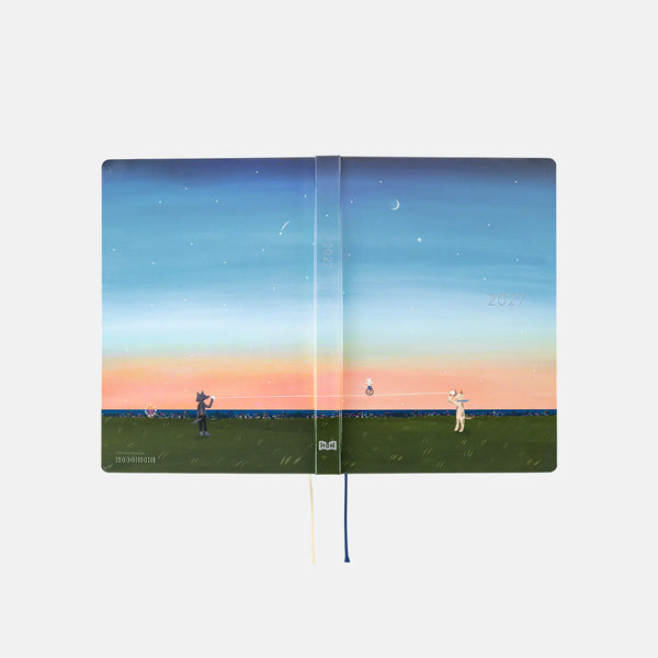 Hobonichi Techo 2027 Hiroko Kubota Until the Moon Is Full HON A5 Daily Planner