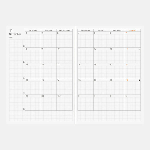 Hobonichi Techo 2027 Planner A6 English Edition
