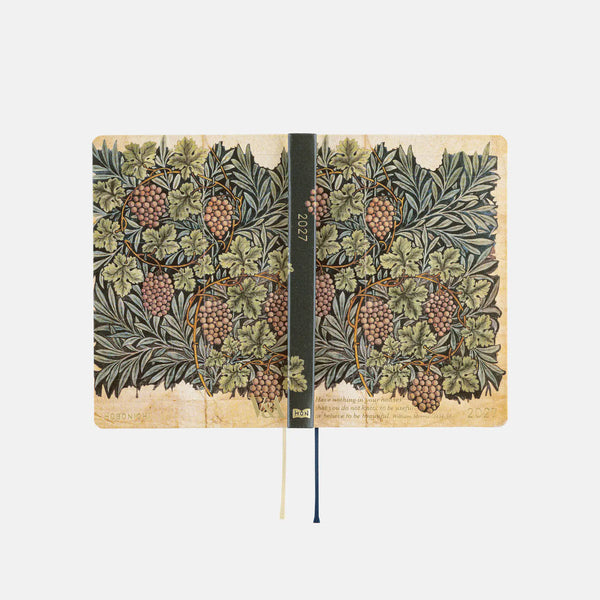 Hobonichi Techo 2027 V&A Series Vine HON A6 Daily Planner William Morris Design