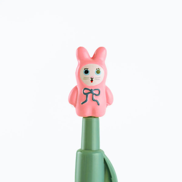 Yumi Kitagishi × Hobonichi Ballpoint Pen – White Cat in Rabbit Costume 0.5mm