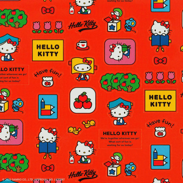HELLO KITTY Sticker Set – Techo to Nakayoshi Hobonichi Collaboration Holographic Stickers