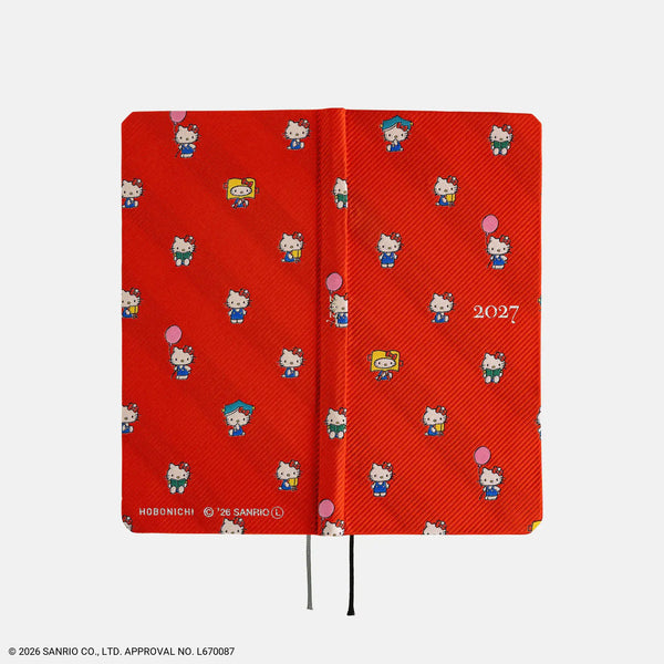 Hobonichi Techo 2027 HELLO KITTY "Techo to Otomodachi" Weeks Planner – Japanese English Edition