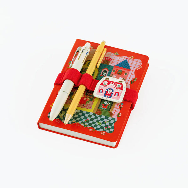Yumi Kitagishi Shiro Neko Charm Book Band for Hobonichi HON A6 A5