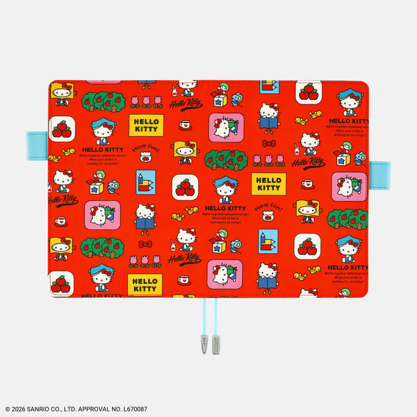 Hobonichi Techo 2027 HELLO KITTY "Techo to Nakayoshi" Planner Cover – A6 Original A5 Cousin Size