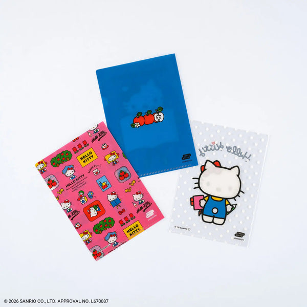 HELLO KITTY Hobonichi Clear File Set – Original Size 3-Piece Set