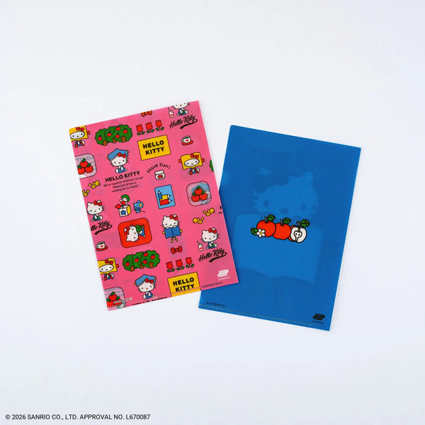 HELLO KITTY Hobonichi Clear File Set – Cousin Size 2-Piece Set