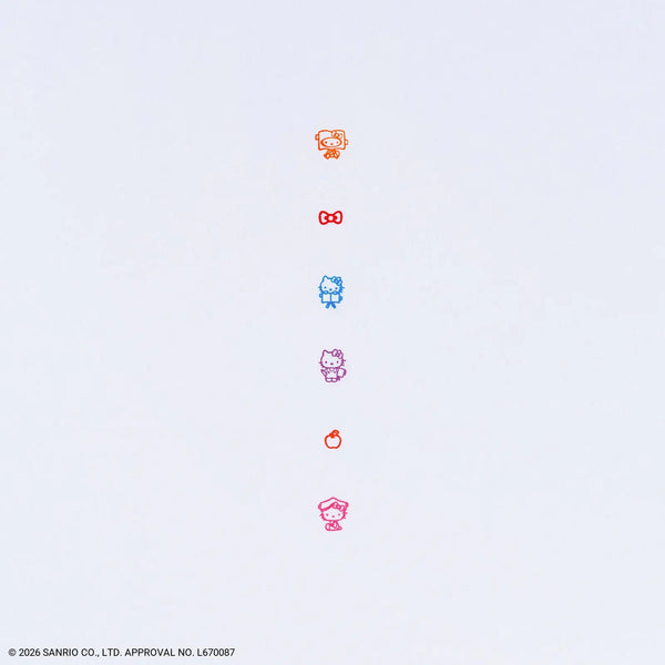 HELLO KITTY Pochitto6 Stamp – 6-Design Self-Inking Stamp Set KODOMO NO KAO × Hobonichi