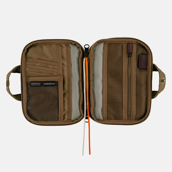 Hobonichi Techo 2027 A6 Original Planner Cover POTR Stroll Light Brown Nylon Organizer