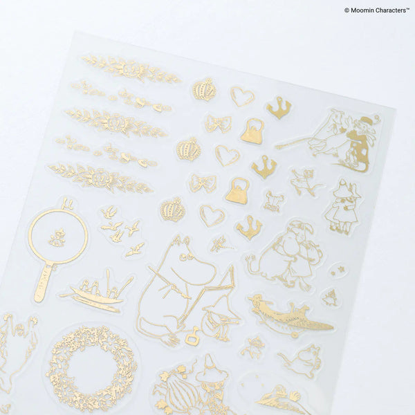 Moomin × Hobonichi Foil Clear Stickers – Adventure Record