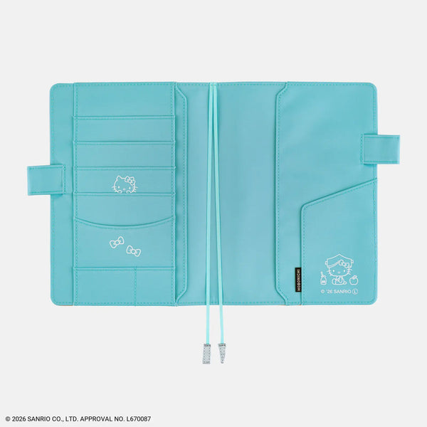 Hobonichi Techo 2027 HELLO KITTY "Techo to Nakayoshi" Planner Cover – A6 Original A5 Cousin Size