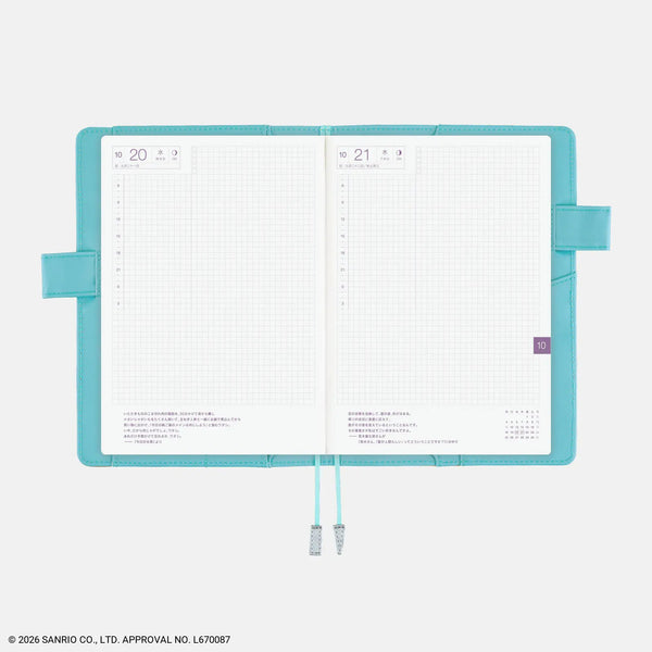 Hobonichi Techo 2027 HELLO KITTY "Techo to Nakayoshi" Planner Cover – A6 Original A5 Cousin Size
