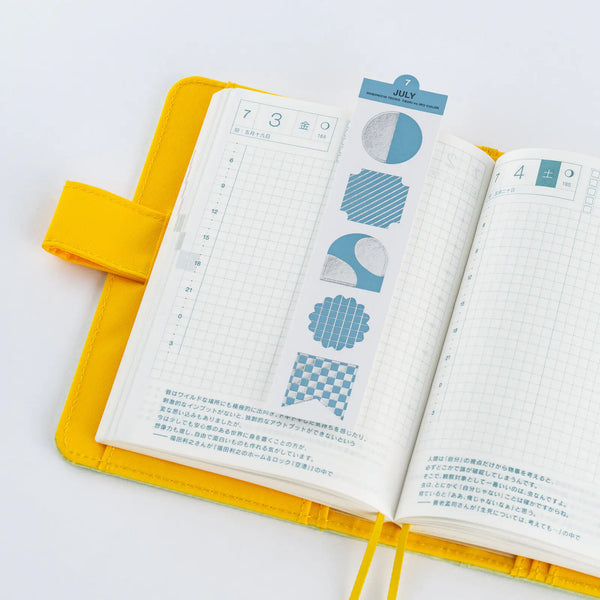Hobonichi Techo 2027 TSUKI no IRO Bookmark-Style Foil Stickers