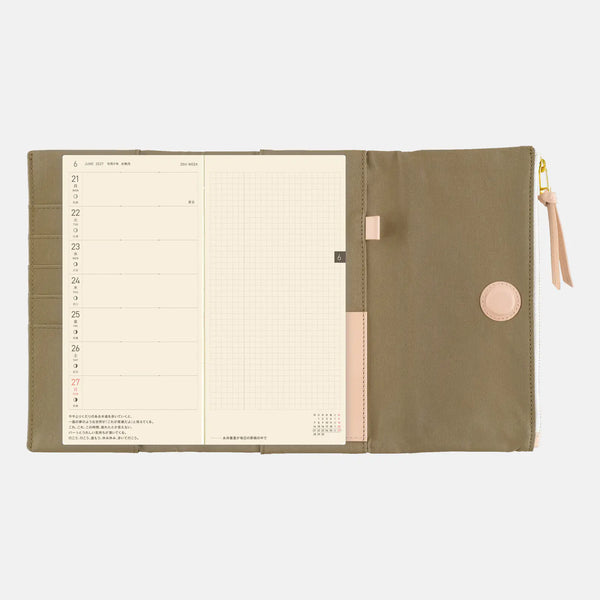 Hobonichi Techo 2027 Tragen Bitter Check Weeks Cover