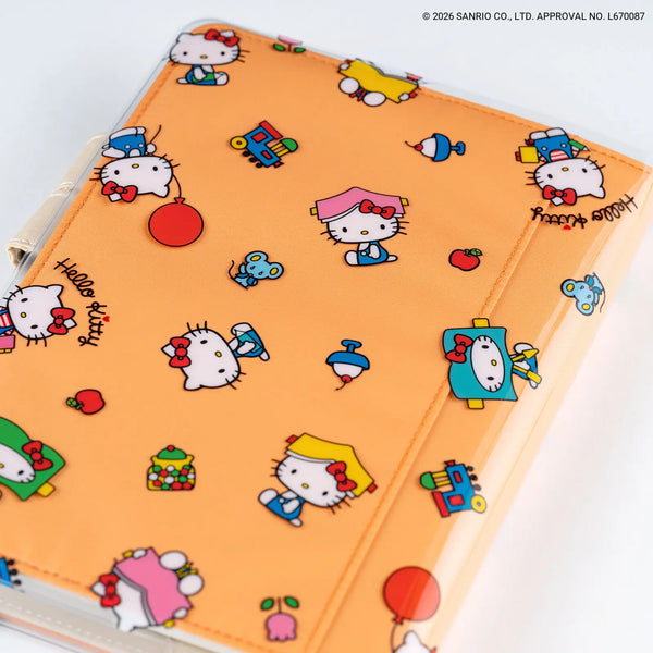 HELLO KITTY Cover on Cover "Fun Time" for Hobonichi Techo Cousin A5 Size