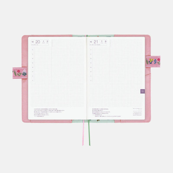 Yumi Kitagishi Shiro Neko Village Hobonichi Techo Cover Cousin A5 Size