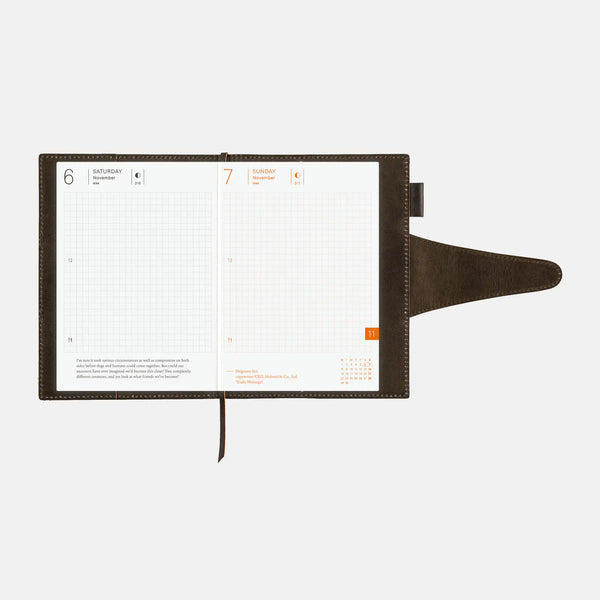 Hobonichi Techo 2027 ARTS&SCIENCE Wax Coating Kip A6 Planner Cover