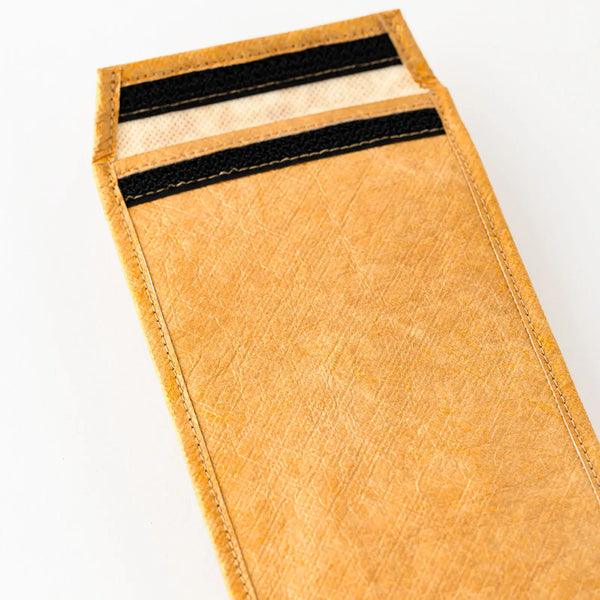 HOBONICHI Reusable Envelope Set – Kraft & Silver (2 Pieces)