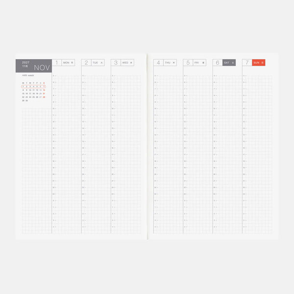 Hobonichi Techo Cousin 2027 A5 English Edition Planner