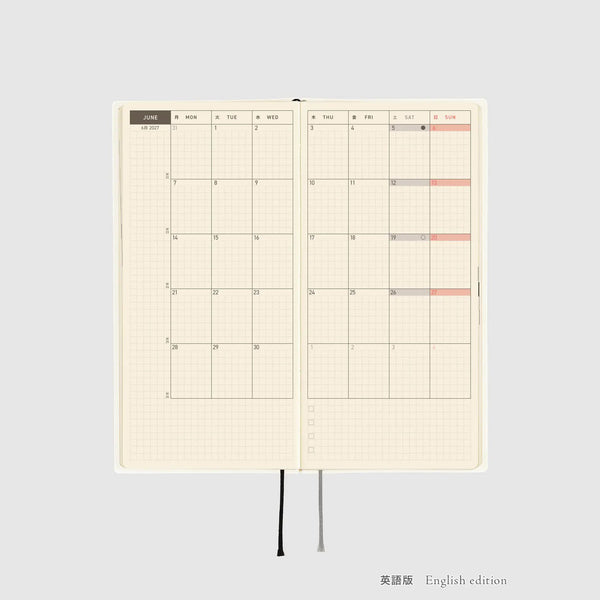 Hobonichi Techo 2027 Weeks White Line Ivory