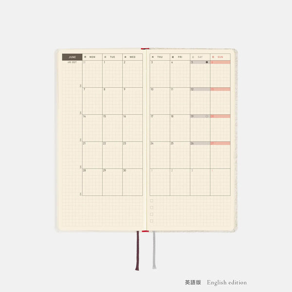 Hobonichi Techo 2027 Weeks Frederick Planner