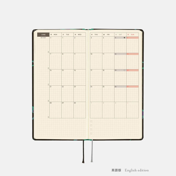 Hobonichi Techo 2027 Weeks LUCKY SWALLOW Planner
