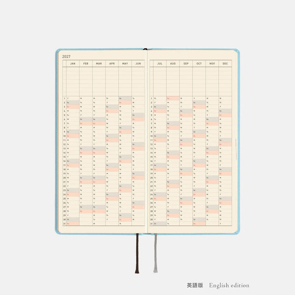 Hobonichi Techo 2027 Weeks Seaglass Planner