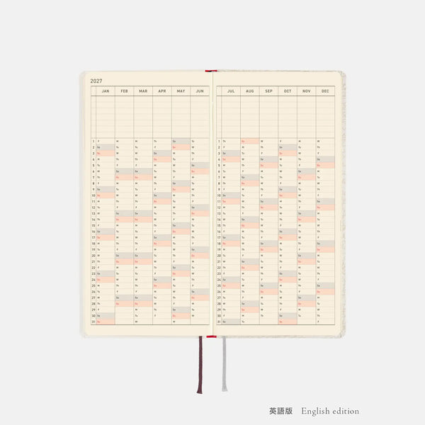 Hobonichi Techo 2027 Weeks Frederick Planner