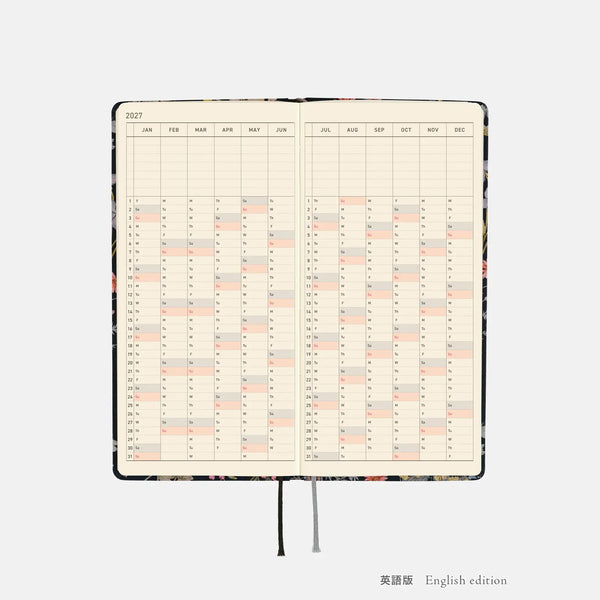 Hobonichi Techo 2027 Weeks FLORAL REMEDY Planner