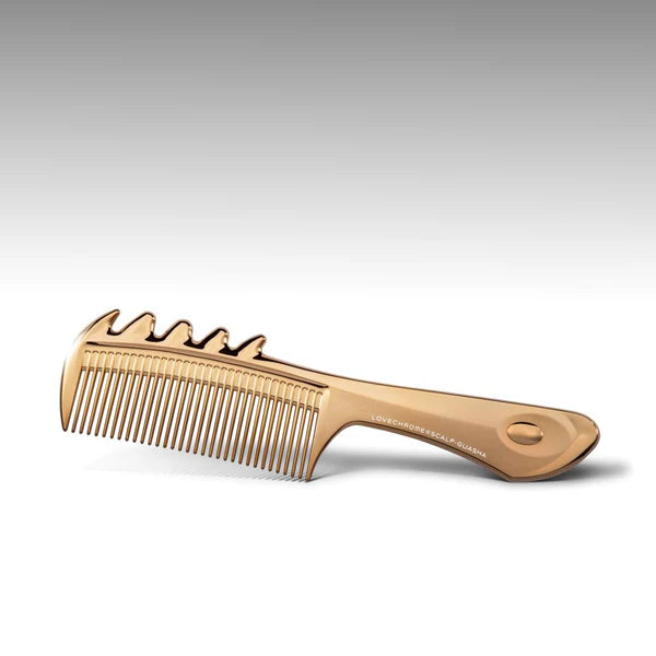 LOVECHROME K24GP Scalp Massage Hair Comb Gold