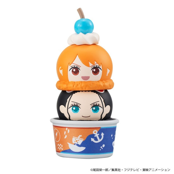 ONE PIECE Tsumichen Ice Cream Mascot Figure Set with Waffle Cone Cup --【Pre-order】