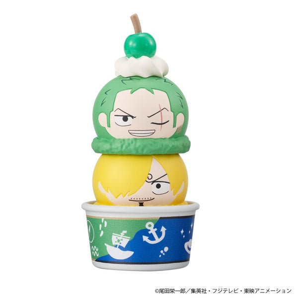 ONE PIECE Tsumichen Ice Cream Mascot Figure Set with Waffle Cone Cup --【Pre-order】
