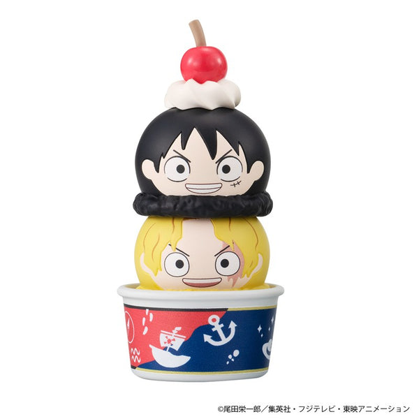 ONE PIECE Tsumichen Ice Cream Mascot Figure Set with Waffle Cone Cup --【Pre-order】