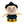 Load image into Gallery viewer, Rouga Sumo Wrestler Mascot Plush Charm
