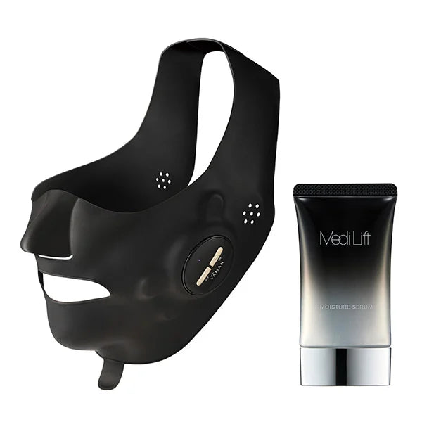 Ya-man MediLift Plus EMS Wearable Facial Device & Moisture Serum Set